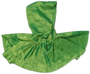 Kids Costumes to Hire - Lime Green Hooded Cape - SHORT